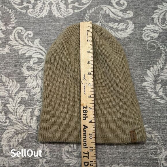 FURTALK Unisex Brown Knit Beanie Hat Warm Winter Casual Solid Standard OS - Picture 4 of 5